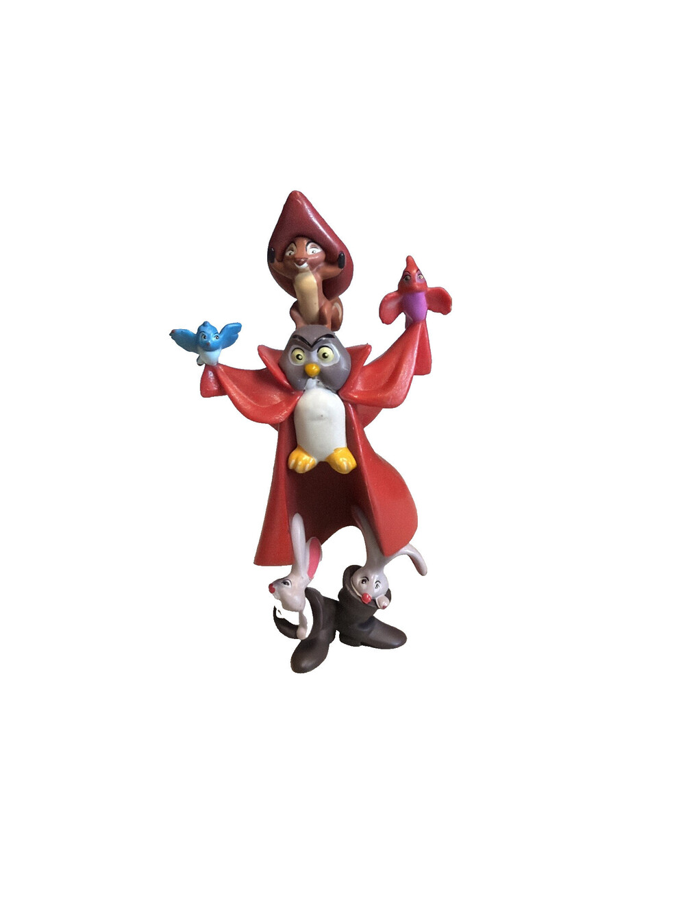 Disney Sleeping Beauty Owl as Prince Phillip PVC Figure Cake Topper 4” Tall